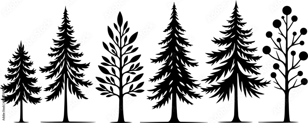 Naklejka premium Mountain Silhouette SVG | Mountain Range Vector Clipart | Outdoor Adventure Design