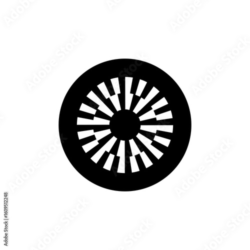 MNT, Mantle coin flat design icon logo