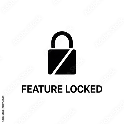 Feature Locked Access Denied Icon