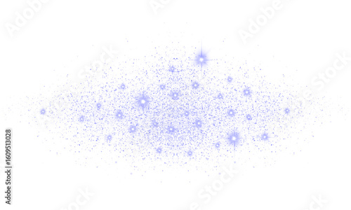 Wallpaper Mural Magical Blue Stardust And Shiny Spark Effect Glittering Light Flare Torontodigital.ca