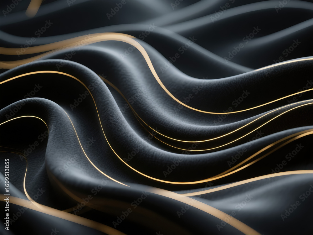 Obraz premium Background image soft abstract texture with wavy lines