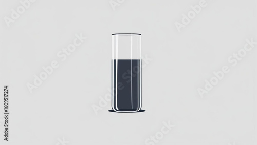 Test Tube with Dark Liquid