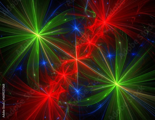Abstract fractal design with vibrant colors (2)