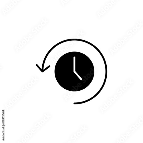 Recent Activity Icon for Mobile Interface