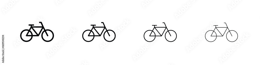 Bicycle icon illustration sign collection. vector symbol or logo. Bicycle icon illustration sign collection. vector symbol or logo.