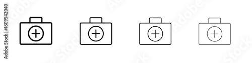 First aid box icon illustration sign collection. vector symbol or logo.