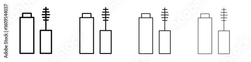Mascara icon illustration sign collection. vector symbol or logo.