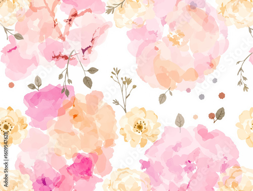 ditsy pastels floral print 