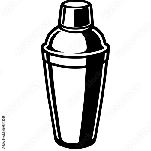 Classic Cocktail Shaker - Essential Bar Tool for Mixed Drinks