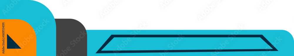 Fototapeta premium Technology Footer