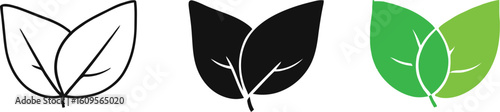  Intertwined Leaves (Icon Set)
