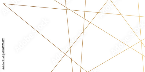 Luxury modern technology concept diagonal line .Abstract transparent  background with golden and orange lines .golden geometric random chaotic creative lines	