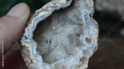 Geode mineral specimen