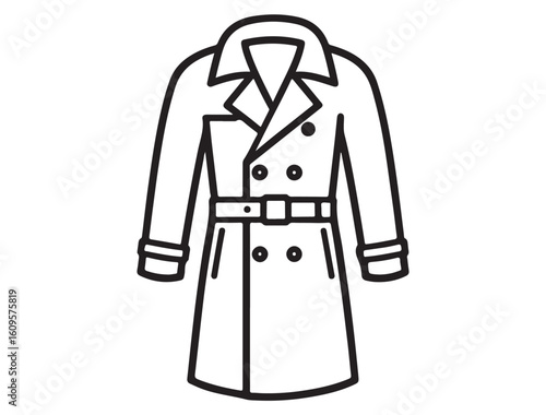 TRENCH COAT SILHOUETTE