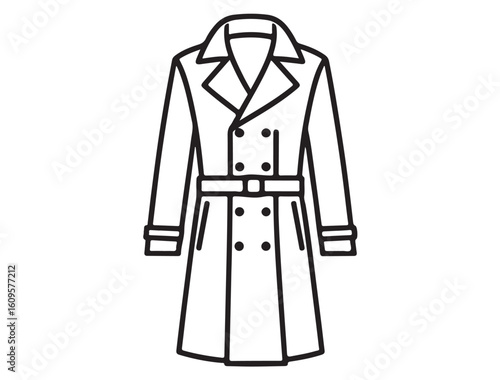 TRENCH COAT SILHOUETTE