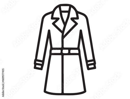TRENCH COAT SILHOUETTE