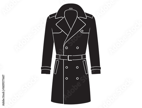 TRENCH COAT SILHOUETTE
