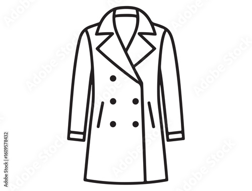TRENCH COAT SILHOUETTE