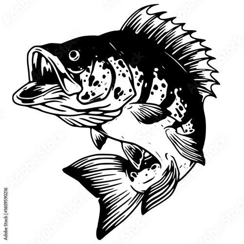 Fish jumping out of the water