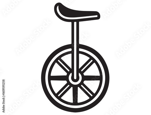 UNICYCLE SILHOUETTE