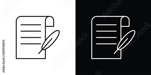 History icon. Editable stroke line icons