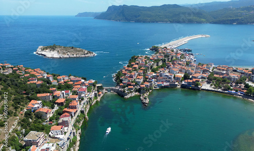 Fototapeta Naklejka Na Ścianę i Meble -  A view from Turkey's resort town of Amasra