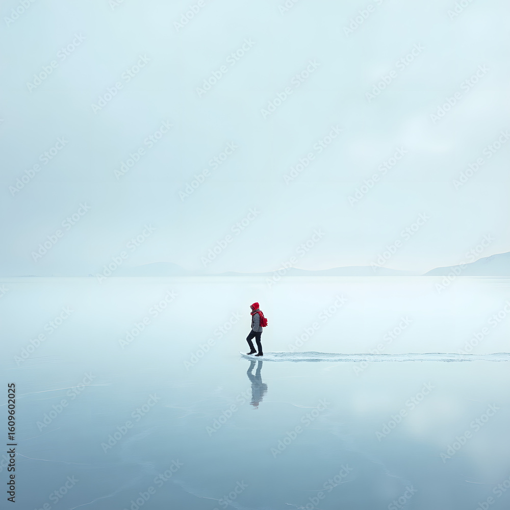 fishing in the sea, Atmospheric Beach Scene Lone Walker Reflection.png fishing in the sea, Atmospheric Beach Scene Lone Walker Reflection.png