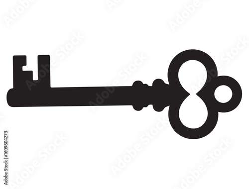  VINTAGE KEY SILHOUETTE