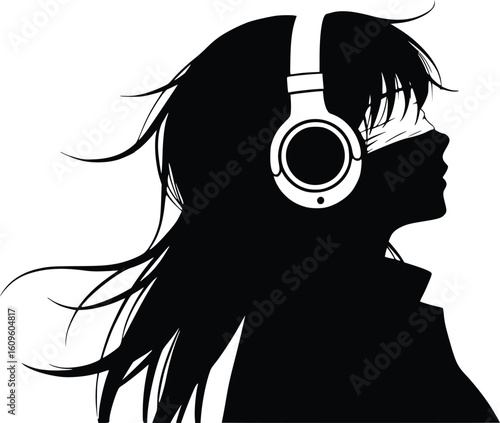 Tuned Out Youth Silhouette - Headphone Isolation