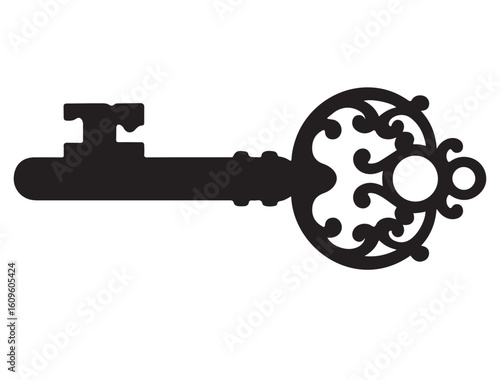  VINTAGE KEY SILHOUETTE