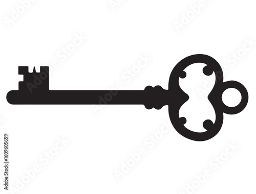  VINTAGE KEY SILHOUETTE