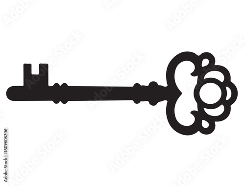  VINTAGE KEY SILHOUETTE