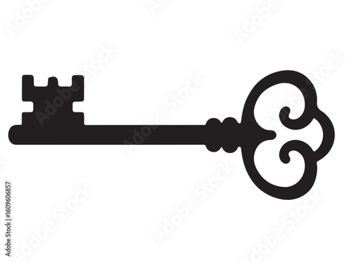  VINTAGE KEY SILHOUETTE