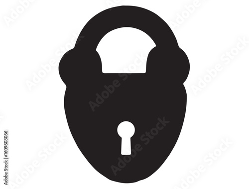 VINTAGE LOCK SILHOUETTE