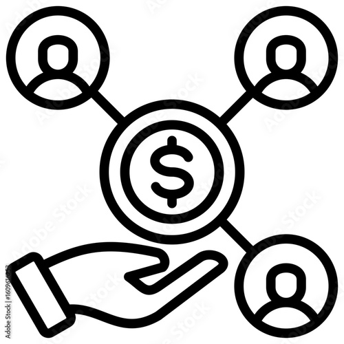 Profit Sharing Icon