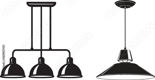 Modern Industrial Style Pendant Light Fixture