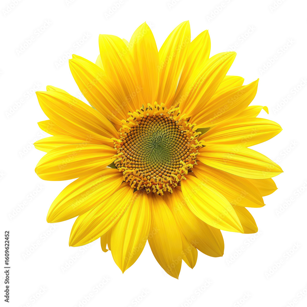Fototapeta premium Close-up of a vibrant yellow sunflower (1)