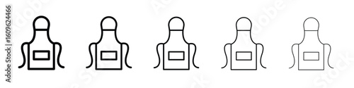 Apron icon. Thin line icons collection for web ui.
