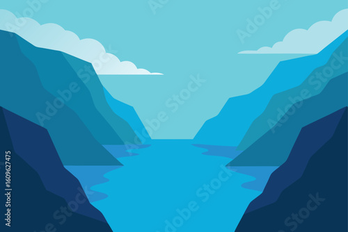 quiet fjord cliffs