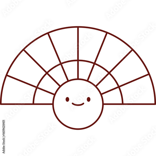 Chinese New Year Folding Fan