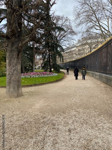 Park and garden, jardin du Palais du Luxembourg . PARIS FRANCE