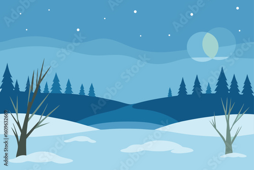 winter meadow hush