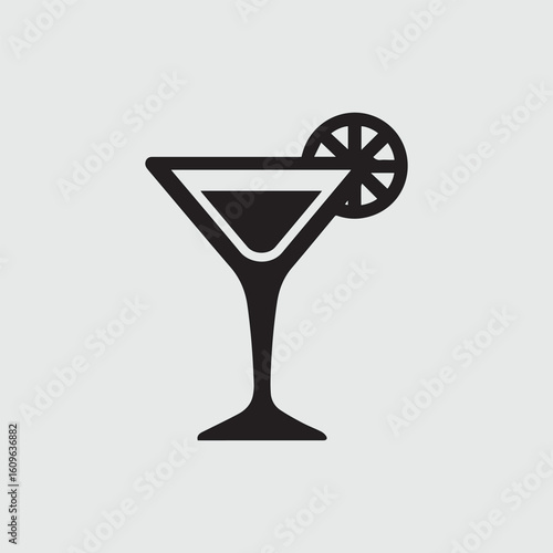 glass of martini