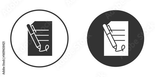 Agreement icon doodle vectors, vector illustration