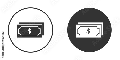 Cash icon doodle vectors, vector illustration