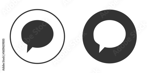 Comments icon doodle vectors, vector illustration