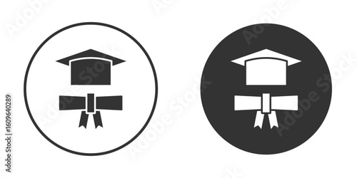 Degree icon doodle vectors, vector illustration