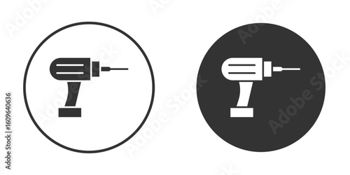 Drill icon doodle vectors, vector illustration