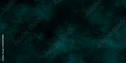 Abstract cloud texture smoky Blue and Black background. Misty fog overlay effects. Watercolor painting background. Haze background design.	
