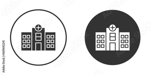 Hospital icon doodle vectors, vector illustration